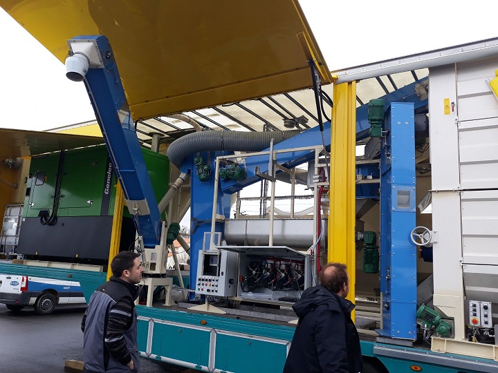 Nos machines s'occupent du traitement de céréales